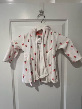 Carter's Strawberry Hooded Baby Robe